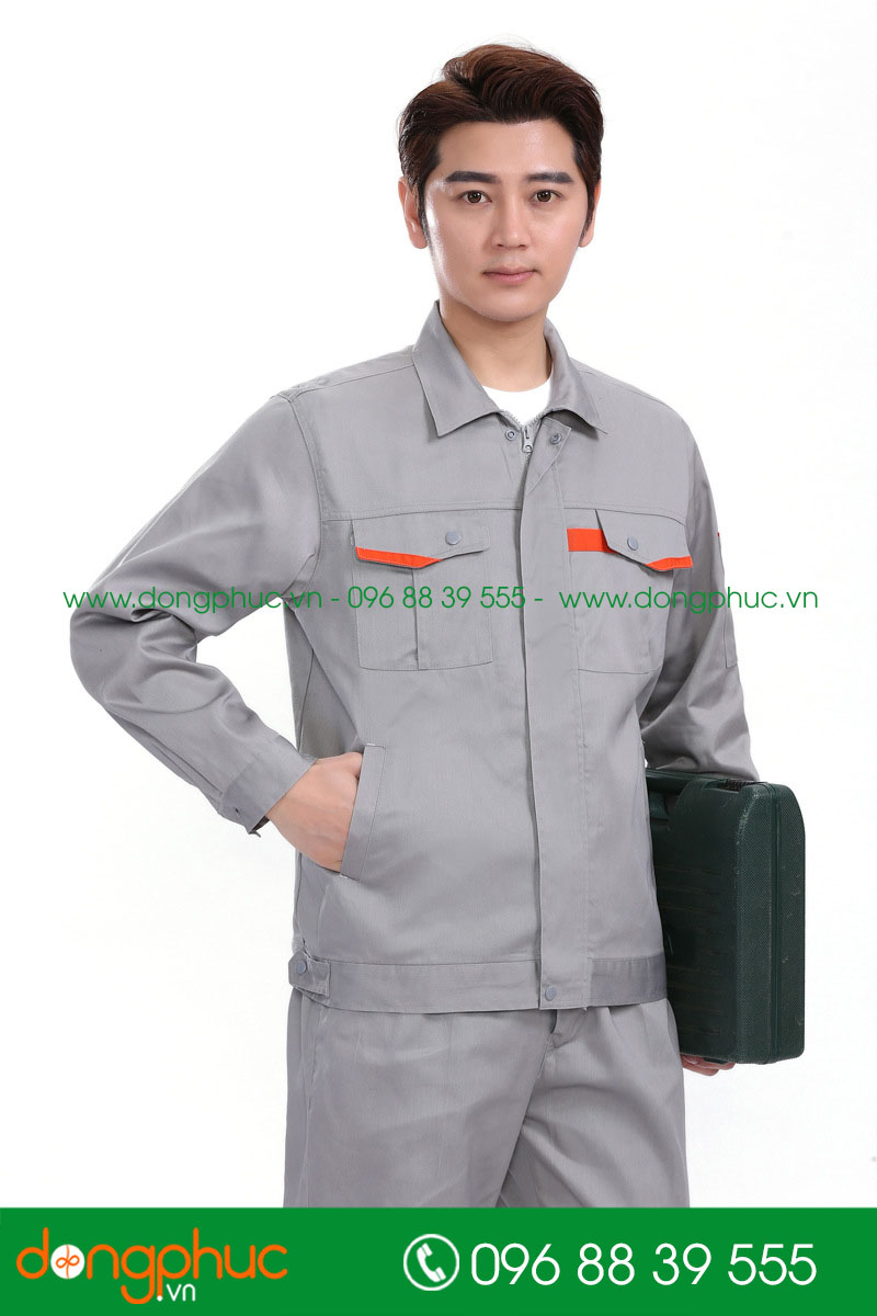 Mẫu bảo hộ màu ghi phối cam